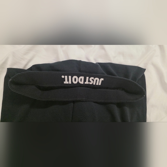 Nike Sportswear Just Do It Leggings Womens Medium Black Gold Floral Swoosh BV310 - Picture 4 of 11